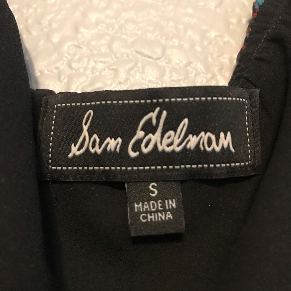 Sam Edelman | Multi-color Flowy Cross-back Tank - Picture 3 of 3